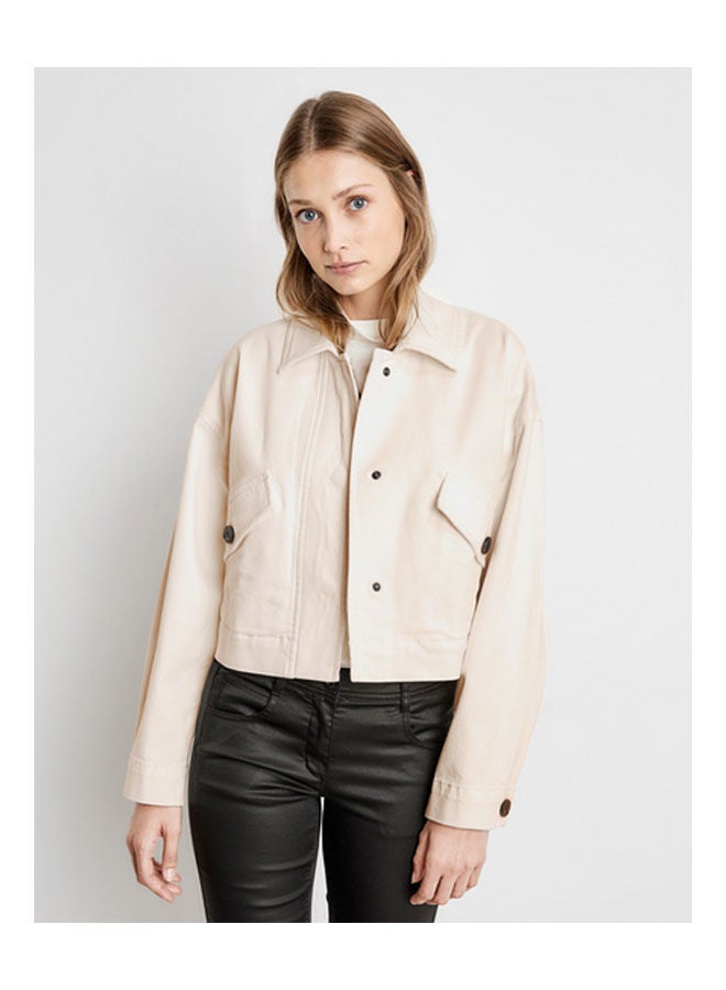 GERRY WEBER Short Jacket With Flap Pockets Beige  - Image 1