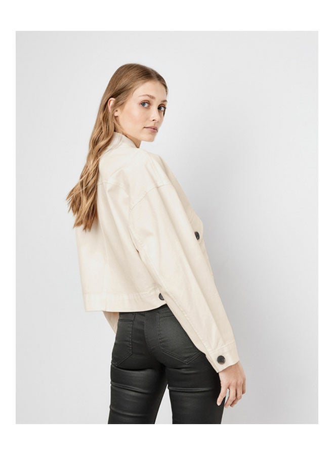GERRY WEBER Short Jacket With Flap Pockets Beige  - Image 2