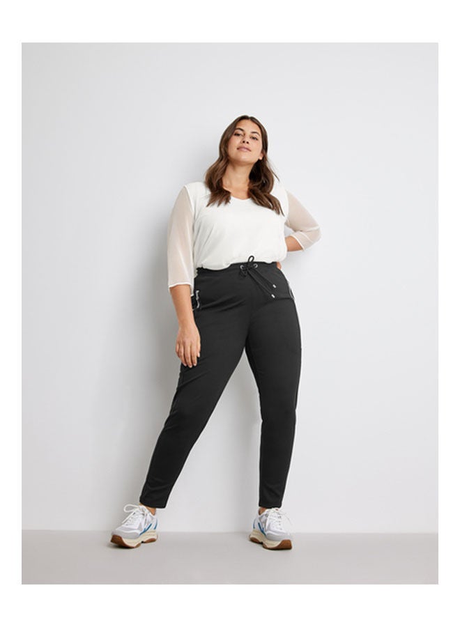 GERRY WEBER Tracksuit Bottoms With Zip Pockets Black  - Image 1