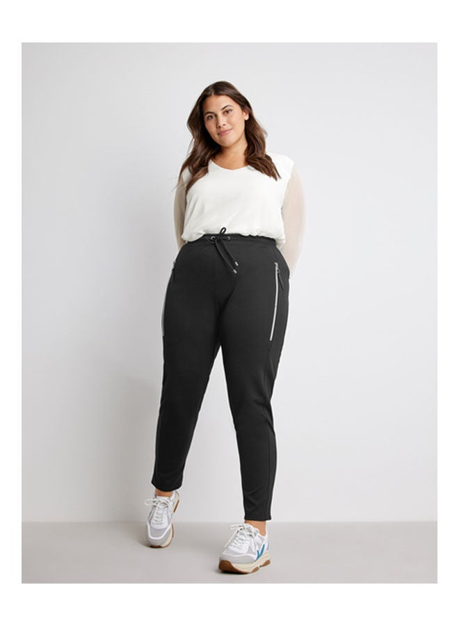 GERRY WEBER Tracksuit Bottoms With Zip Pockets Black  - Image 3