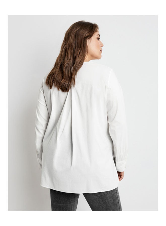 GERRY WEBER - Organic Cotton Blouse White - Image 1