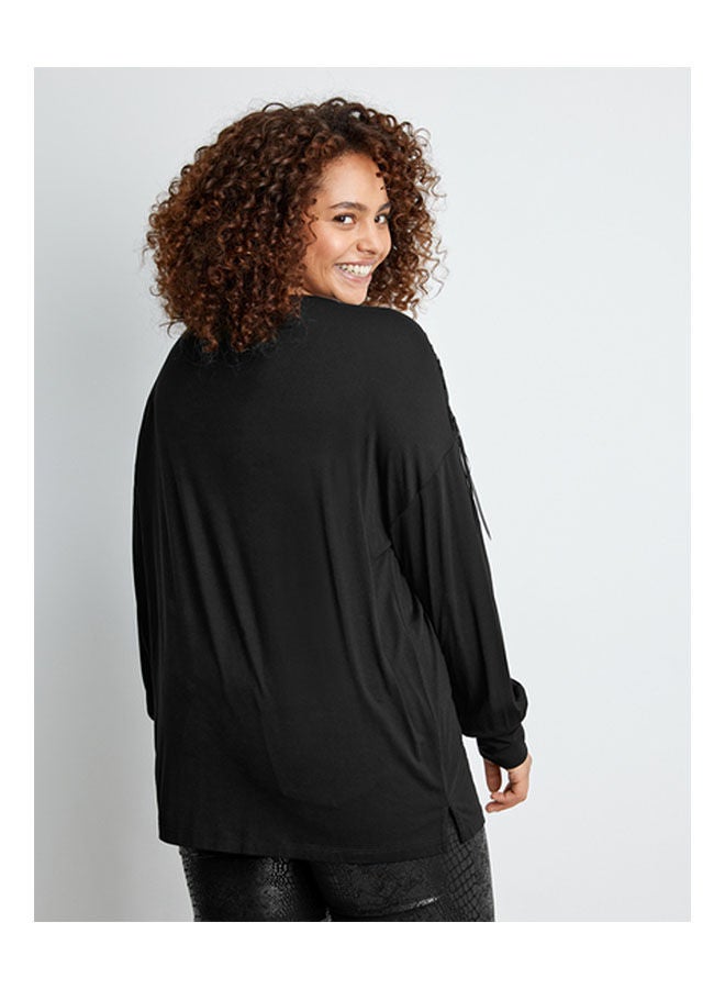 جيري ويبر بلوزة مع هامش وأكمام مطاطية - Image 2