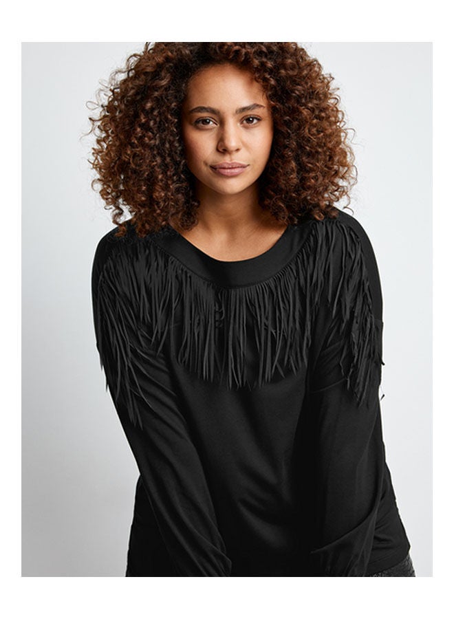 جيري ويبر بلوزة مع هامش وأكمام مطاطية - Image 3