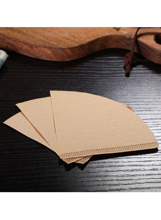 100-Piece High Quality Papers Coffee Filter Beige 10grams  - Image 2