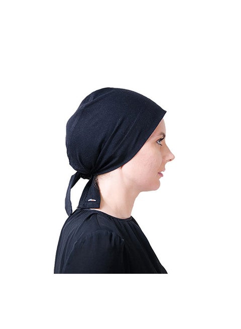 Casual Plain-Basic hijab Black