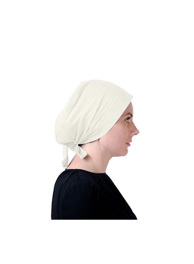 Tie Shop Casual Plain-Basic hijab Off-White 
