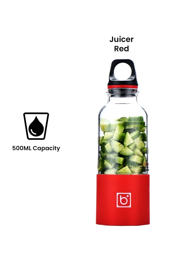 شاربدو خلاط صغير محمول بمنفذ USB للشحن 500.0 ml Tbottle1034 أحمر - Image 2