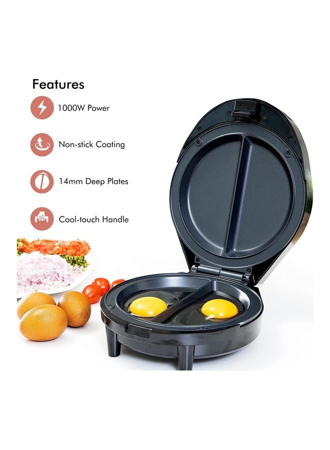 GEEPAS - Non Stick Omelette Maker Black - Image 1