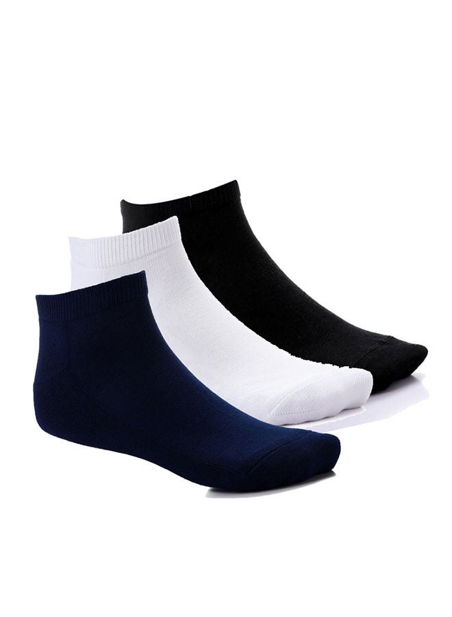 embrator Ankel Socks Plain Pack Of 3 Multicolour