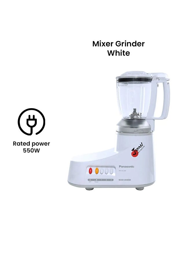 باناسونيك خلاط ومطحنة كهربائيين بـ3 أوعية 550.0 W MX-AC300 أبيض  - Image 2