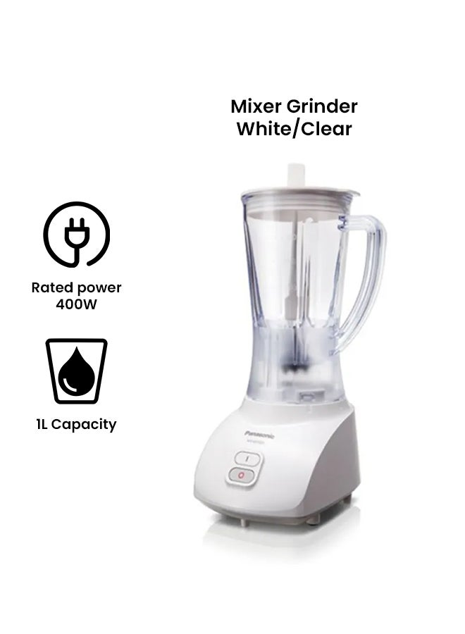 باناسونيك خلاط 1.0 L 400.0 W MX-GX1021 أبيض/ شفاف - Image 2