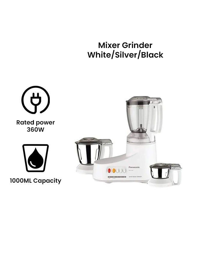 Panasonic - Electric Mixer Grinder 360.0 W MXAC300 White/Silver/Black - Image 1