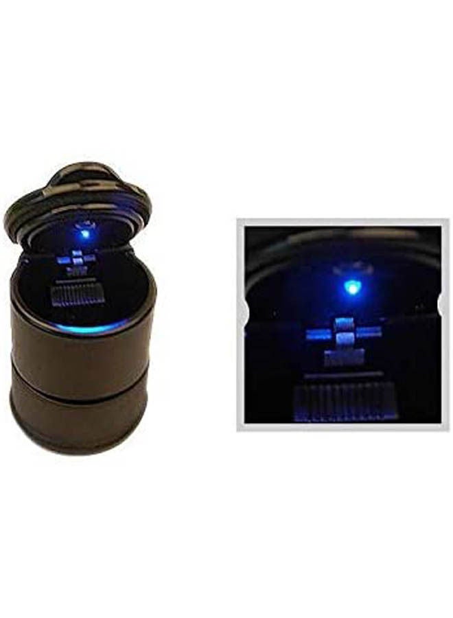 Generic Ashtray With  Led Light Indicator Portable Bling Smokeless Cylinder Cup Holder For Most Vehicles,  - Image 2