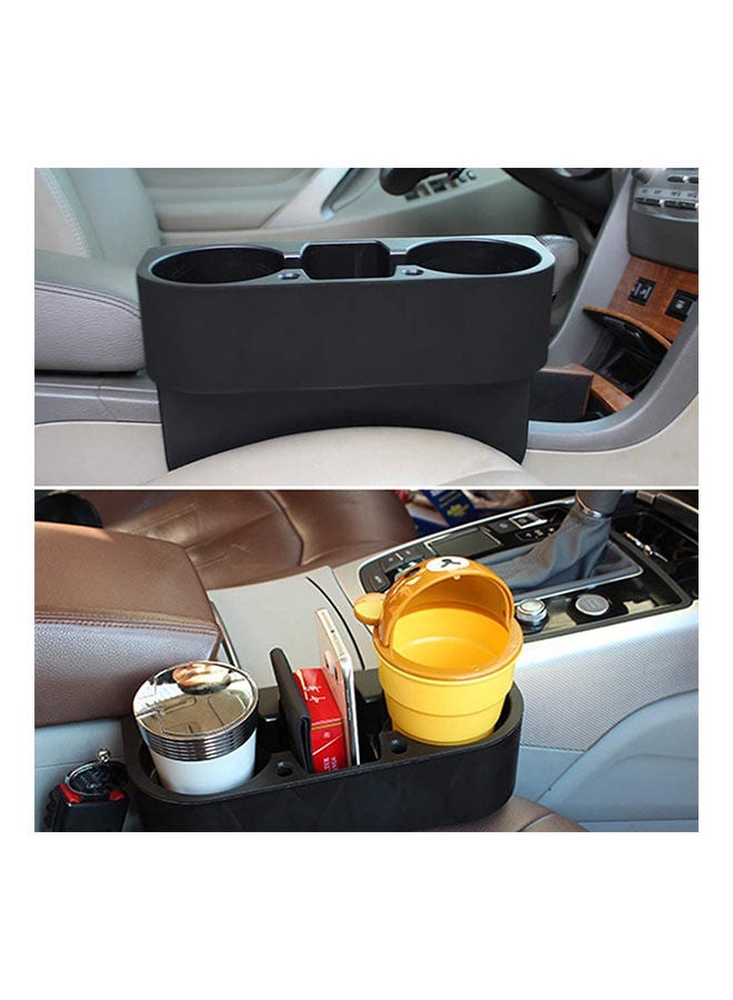 Multifunctional Universal Car Cup Holder - Bottle Organizer - Seat Back Drinking Bracket - Car Seat Wedge Water Bottle - Double Cup Holder - Cell Phone Holder - Image 2