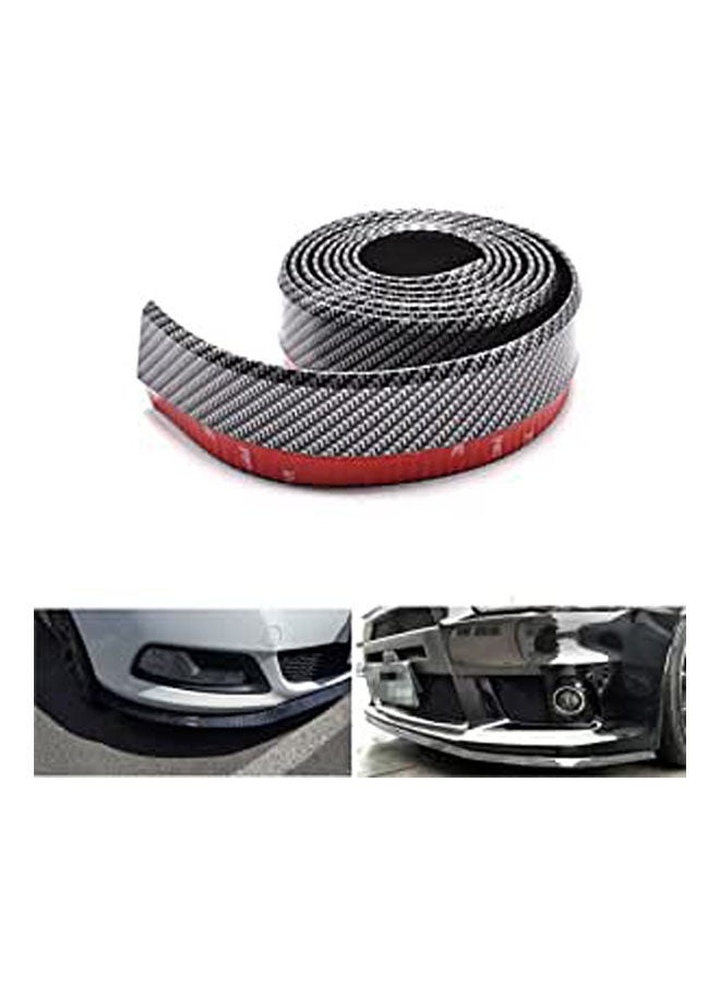 Generic Front Bumper Spoiler Lip Carbon Fiber Universal Car Bumper Protector 