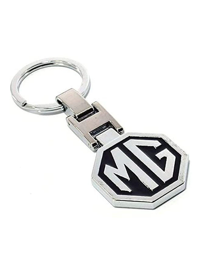 سلسلة مفاتيح سيارة MG ذات وجهين بشعار