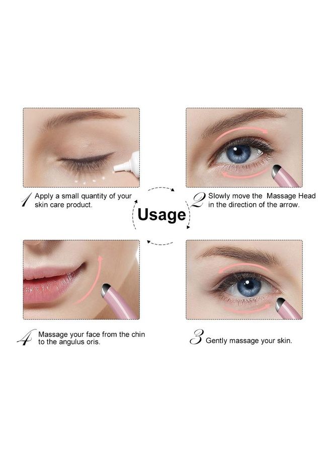 Eye And Face Massager Pink 8inch - Image 3