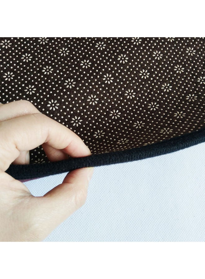 GOOTOY Decorative Antiskid Round Mat Fabric Grey 120x120cm  - Image 4