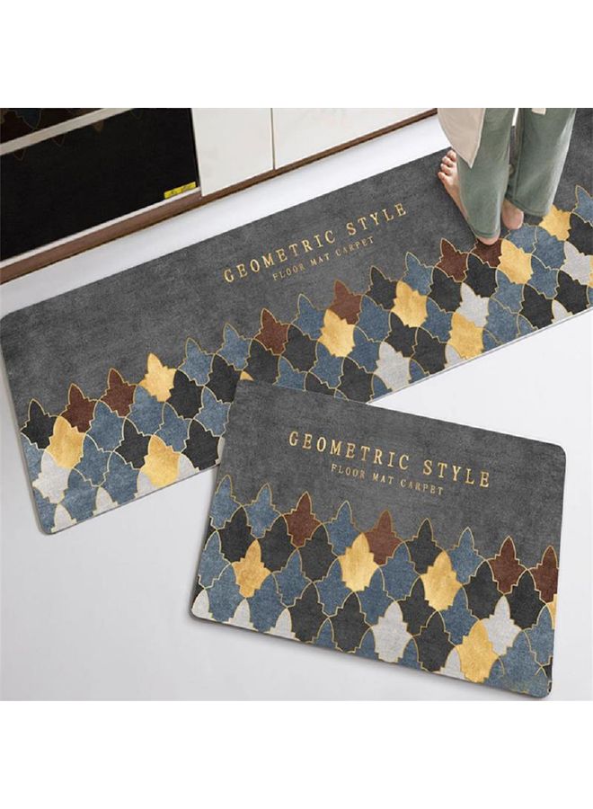GOOTOY 2-Piece Kitchen Floor Mat Grey 40 x 60cm  - Image 1