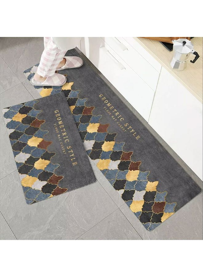GOOTOY 2-Piece Kitchen Floor Mat Grey 40 x 60cm  - Image 2