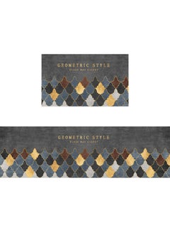 GOOTOY 2-Piece Kitchen Floor Mat Grey 40 x 60cm  - Image 4