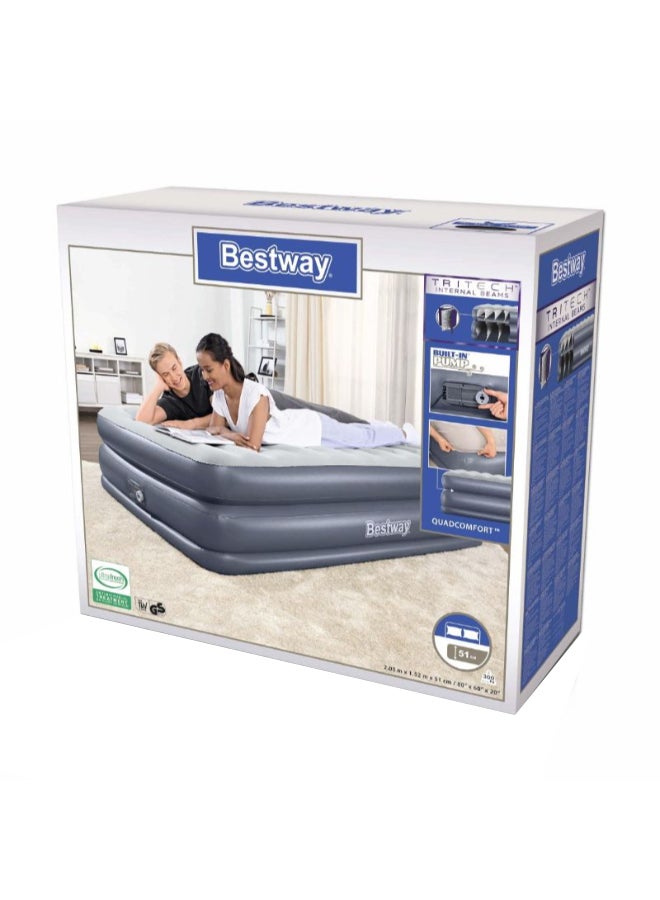 بست واي مضخة هواء مدمجة Tritech QuadComfort Queen  - Image 1