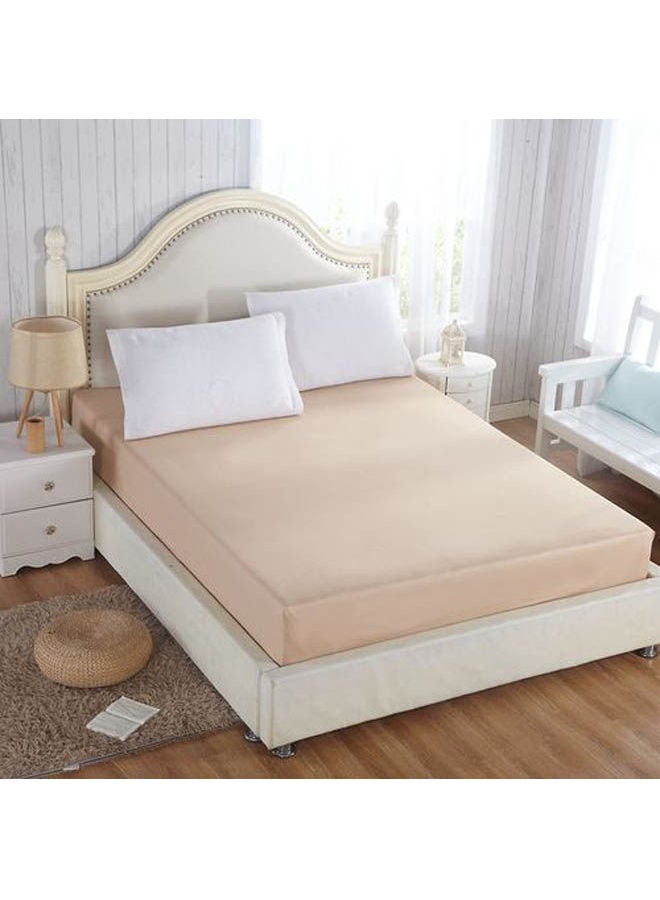 Protective Cotton Bed Sheet Set 4 Pcs Cotton Cafe 120x200cm
