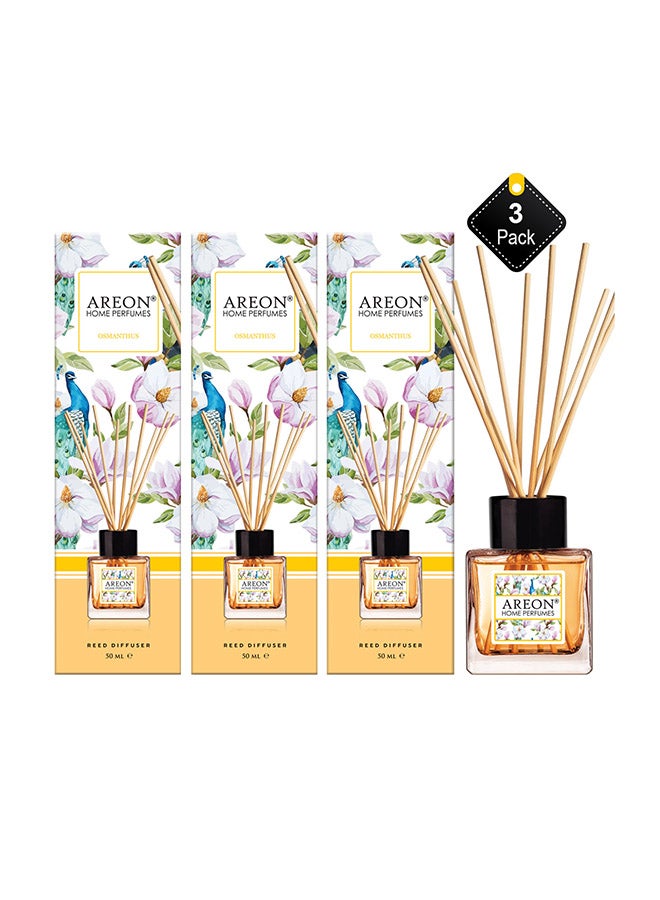 Pack Of 3 Home Perfumes Garden Osmanthus Yellow 50ml - v1645950367/N52602613A_1