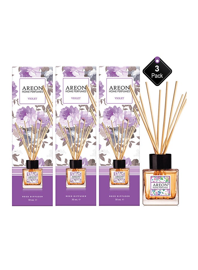 أريون مجموعة من 3 عطور منزلية جاردن فيوليت
