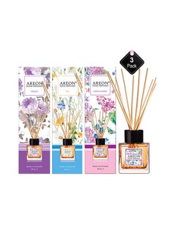 أريون Pack Of 3 Home Perfumes Collection Yellow 50ml 