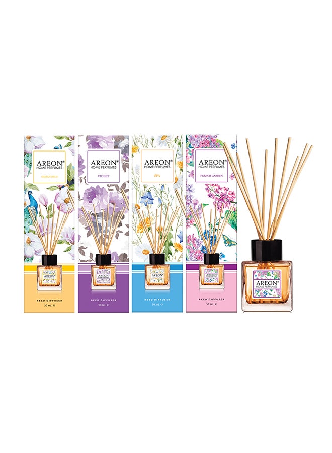 أريون Pack Of 4 Home Perfumes Collection Yellow 50ml 