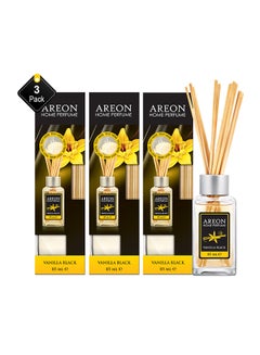Areon Pack Of 3 Home Perfumes Vanilla Yellow 85ml 