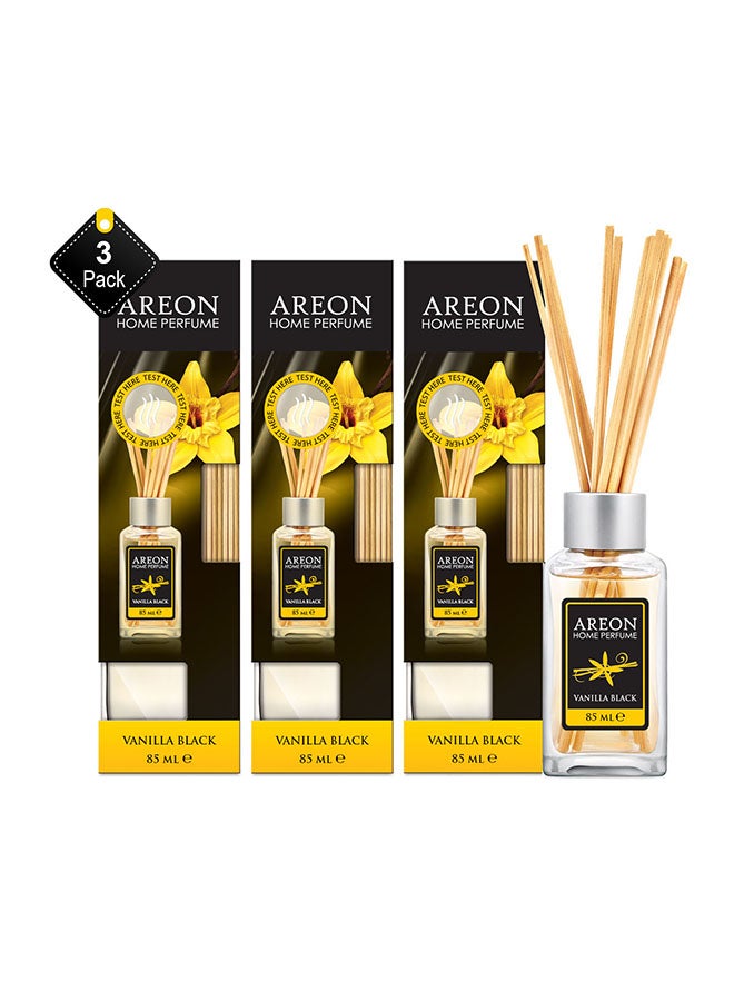 أريون Pack Of 3 Home Perfumes Vanilla Yellow 85ml 