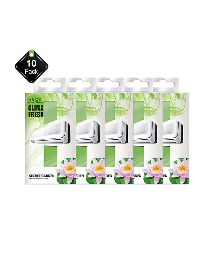 عبوة من 10 معطرات هواء مكيفات كلما الهواء حديقة سرية