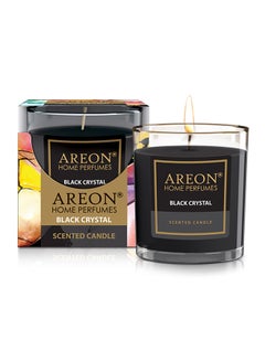 Areon Pack Of 3 Scented Candle Crystal Black 120grams  - Image 2