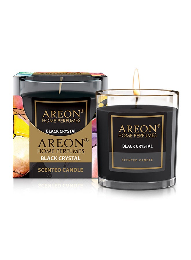 Areon - Pack Of 3 Scented Candle Crystal Black 120grams - Image 1