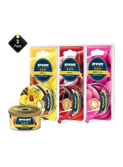 أريون Pack Of 3 Air Freshener Can Collection Multicolour 45grams 