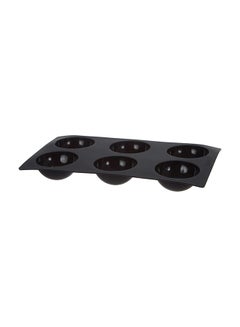 Silikomart Black Silicone 54 Cavities Caneles Bordelais Mold, 24 x 16 x 1.5 inch