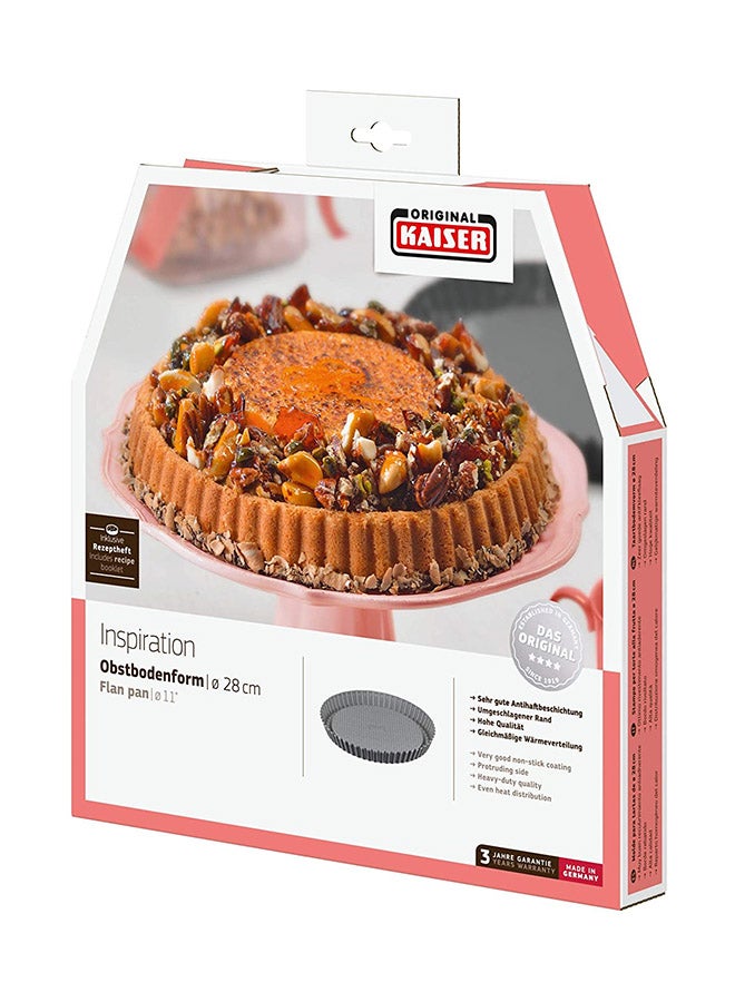 Kaiser - Inspiration Flan Pan Black 28centimeter - Image 1