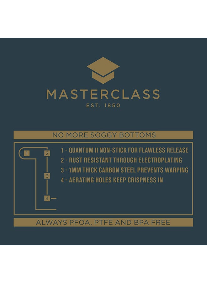 ماستر كلاس صينية بيتزا بطبقة مانعة للالتصاق رمادي 32Ø³Ù†ØªÙŠÙ…ØªØ± - Image 5