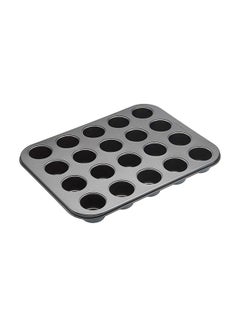 MASTERCLASS Mini Cheesecake Loose Base Pan Black 27x35.5cm  - Image 1