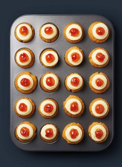 MASTERCLASS Mini Cheesecake Loose Base Pan Black 27x35.5cm  - Image 3