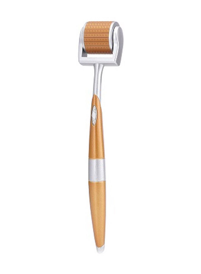 ديرما رولر أداة دوارة Zgts لتدليك الوجه بنمط إبر مايكرو من التيتانيوم ذهبي/ أبيض 94جرام - Image 3