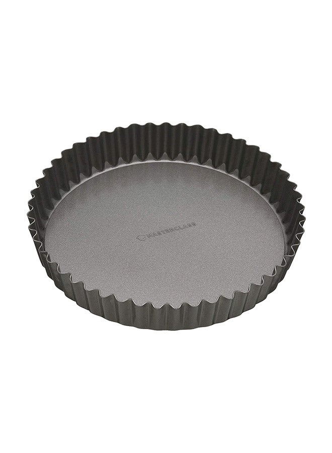 ماستر كلاس صينية محززة الحواف لإعداد فطيرة الكيش مزوّد بقاعدة قابلة للفك أسود 25Ø³Ù†ØªÙŠÙ…ØªØ± - Image 1