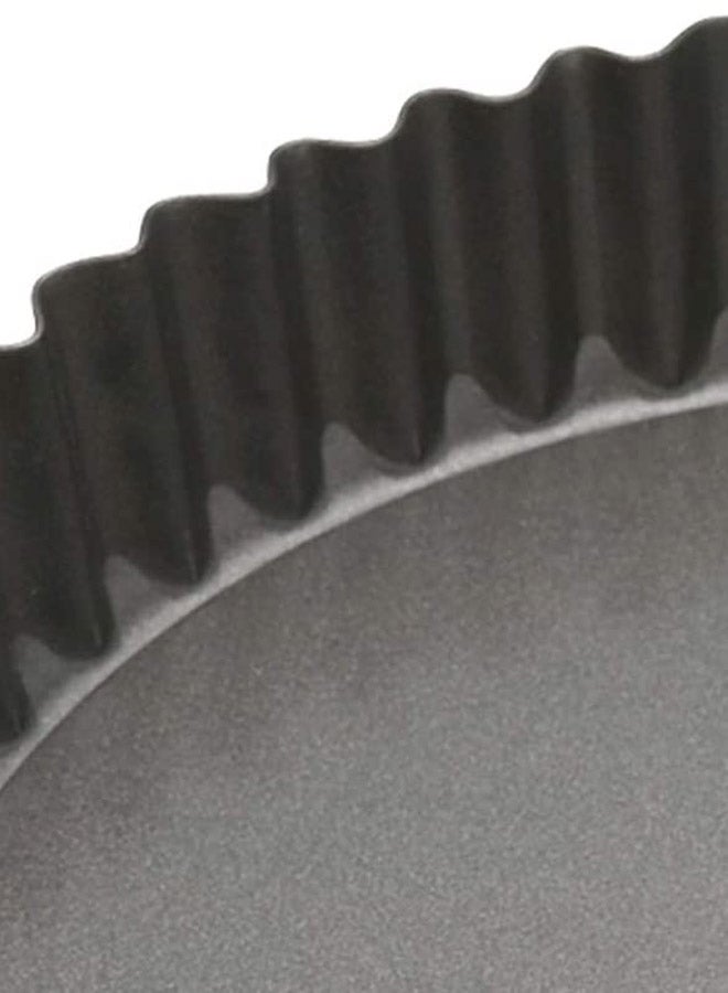 ماستر كلاس صينية محززة الحواف لإعداد فطيرة الكيش مزوّد بقاعدة قابلة للفك أسود 25Ø³Ù†ØªÙŠÙ…ØªØ± - Image 2