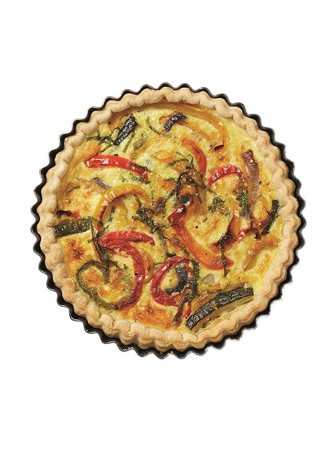 ماستر كلاس صينية محززة الحواف لإعداد فطيرة الكيش مزوّد بقاعدة قابلة للفك أسود 25Ø³Ù†ØªÙŠÙ…ØªØ± - Image 3