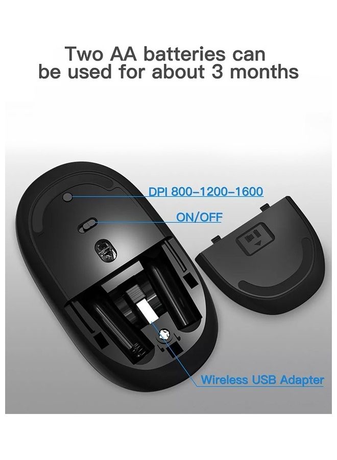 S1500 Wireless Mouse Black