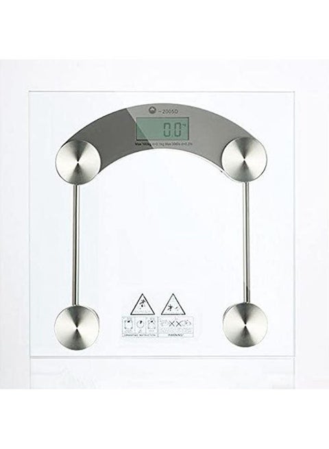 Fixed Base Digital Bathroom Scale Weight Up to 180 KG