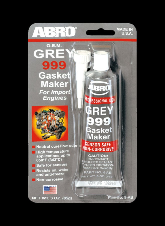 Abro Grey RTV Silicone Gasket Maker 85g 