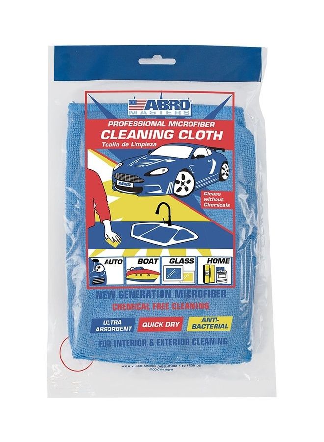 ABRO Microfiber Towel Lint-Free Blue